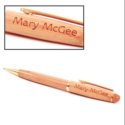 Personalized Bamboo Mechanical Pencil